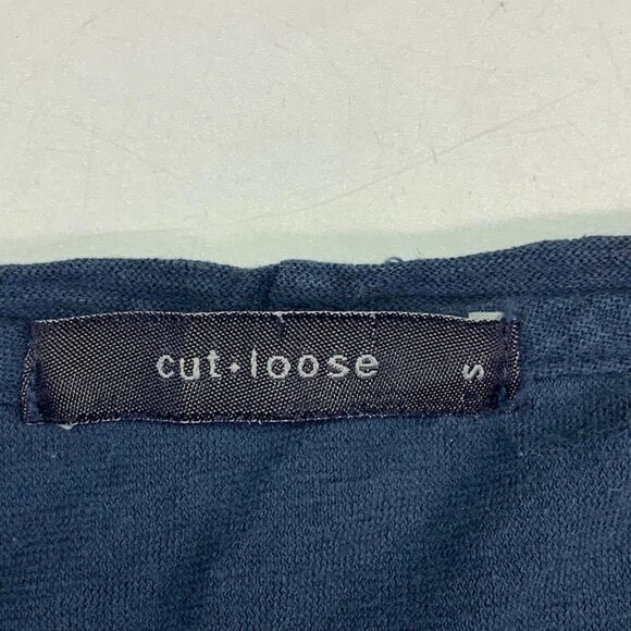 Cut Loose Women's Linen Blend‎ 3/4 Sleeve Boat Neck Pullover Shirt Size S - Picture 6 of 12